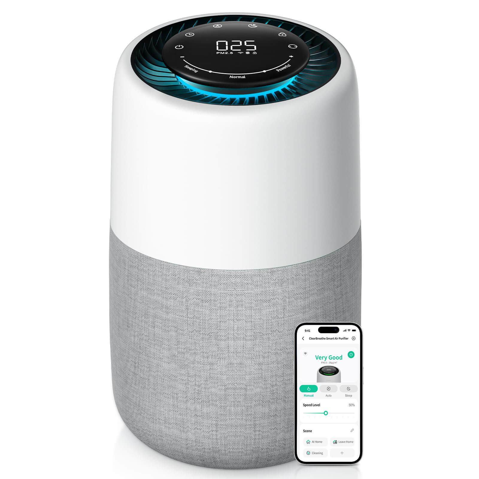 Purificateur d'air de bureau pour animaux de compagnie