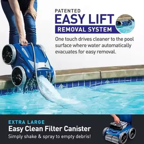 Aspirateur de piscine à tambour