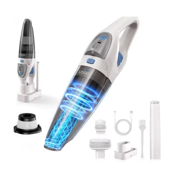 Mini aspirateur de voiture à main sans fil rechargeable, petit